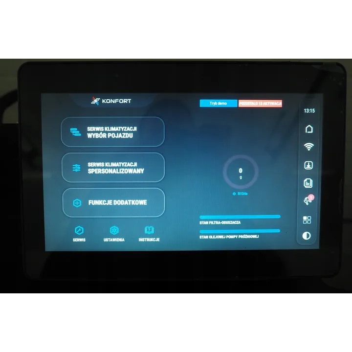 TEXA STACJA DO OBSŁUGI KLIMATYZACJI KONFORT 760R BUS TOUCH R134a